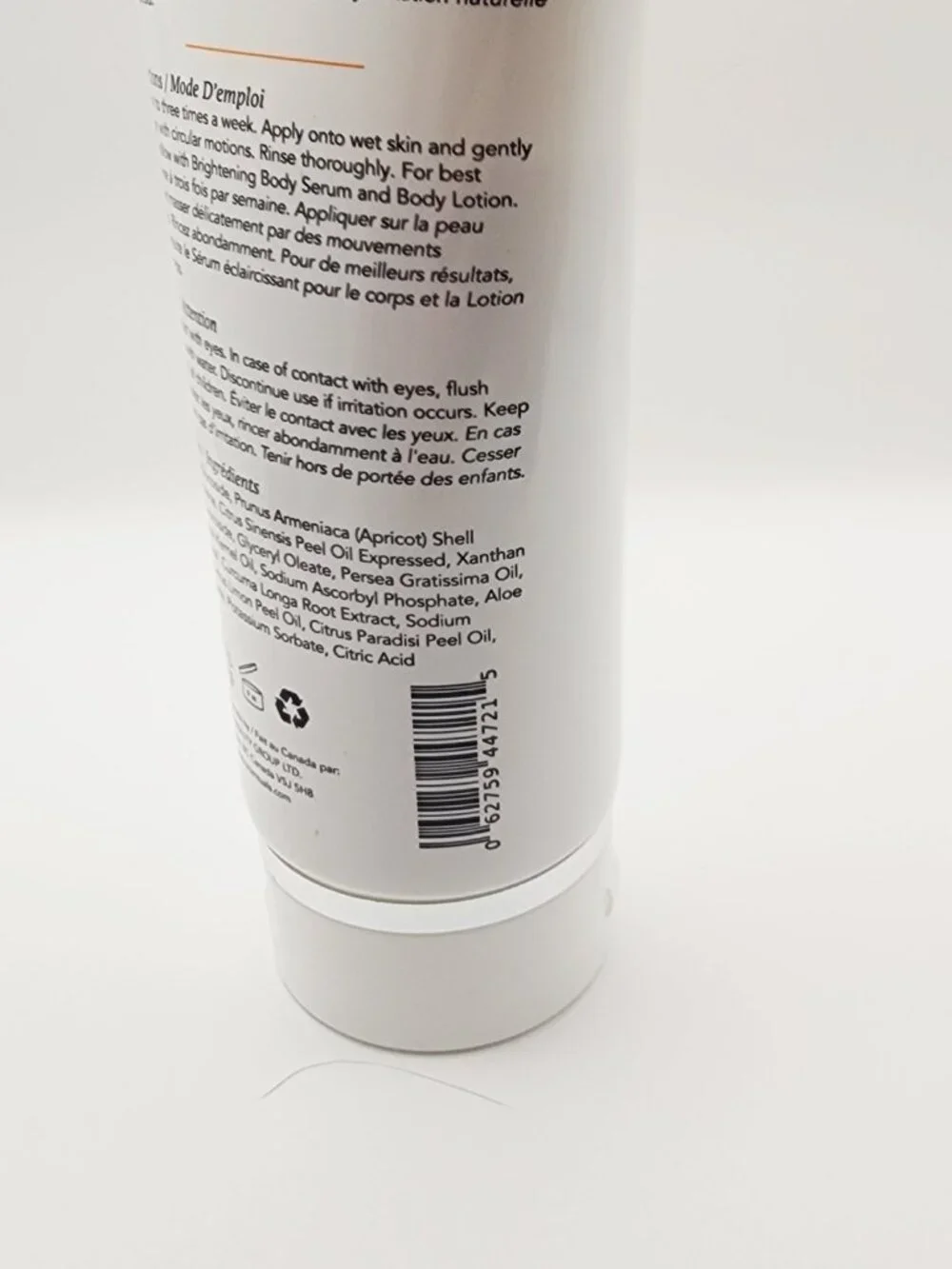 Scentuals Brightening Body Scrub Vitamin C Hyaluronic Acid 6.76oz New Sealed